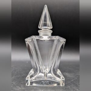 Rare 1940s LMBC Louise Maubec "Elbeuf" Baccarat Crystal Art Deco Perfume Bottle